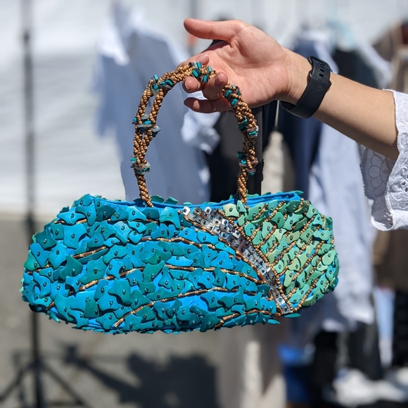 Fancy Shell Theme Purse, Used - Picture 2 of 6